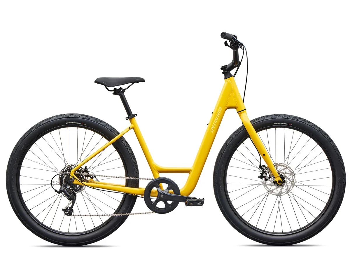Specialized Roll 2.0 Low Entry Comfort Bike (Gloss Brassy Yellow/Sunset Yellow) (L)